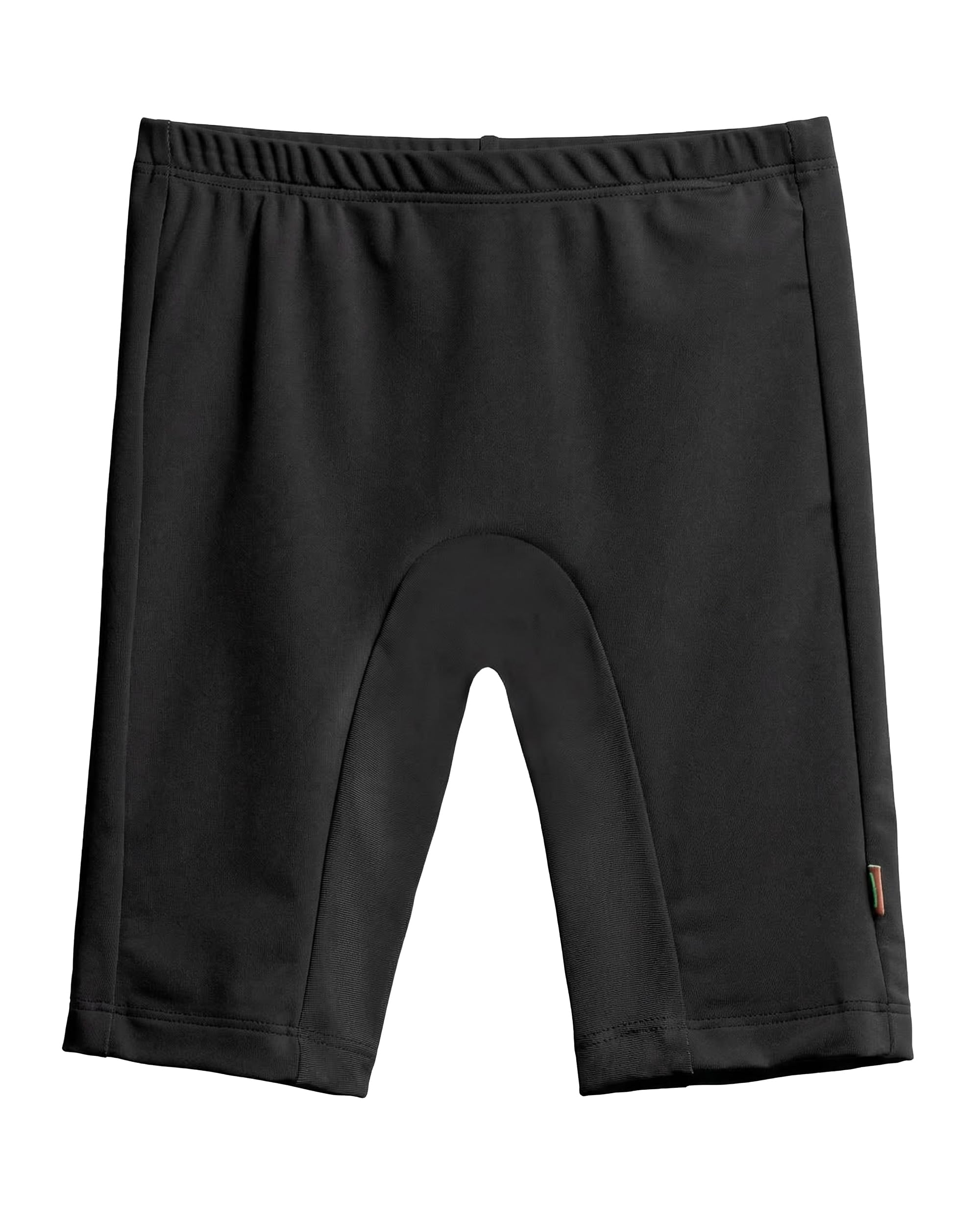 City Threads Girls and Boys Swim Jammers UPF 50+ Made in USA, Kids Swim Shorts for Team Practice and More (Black, 3T)