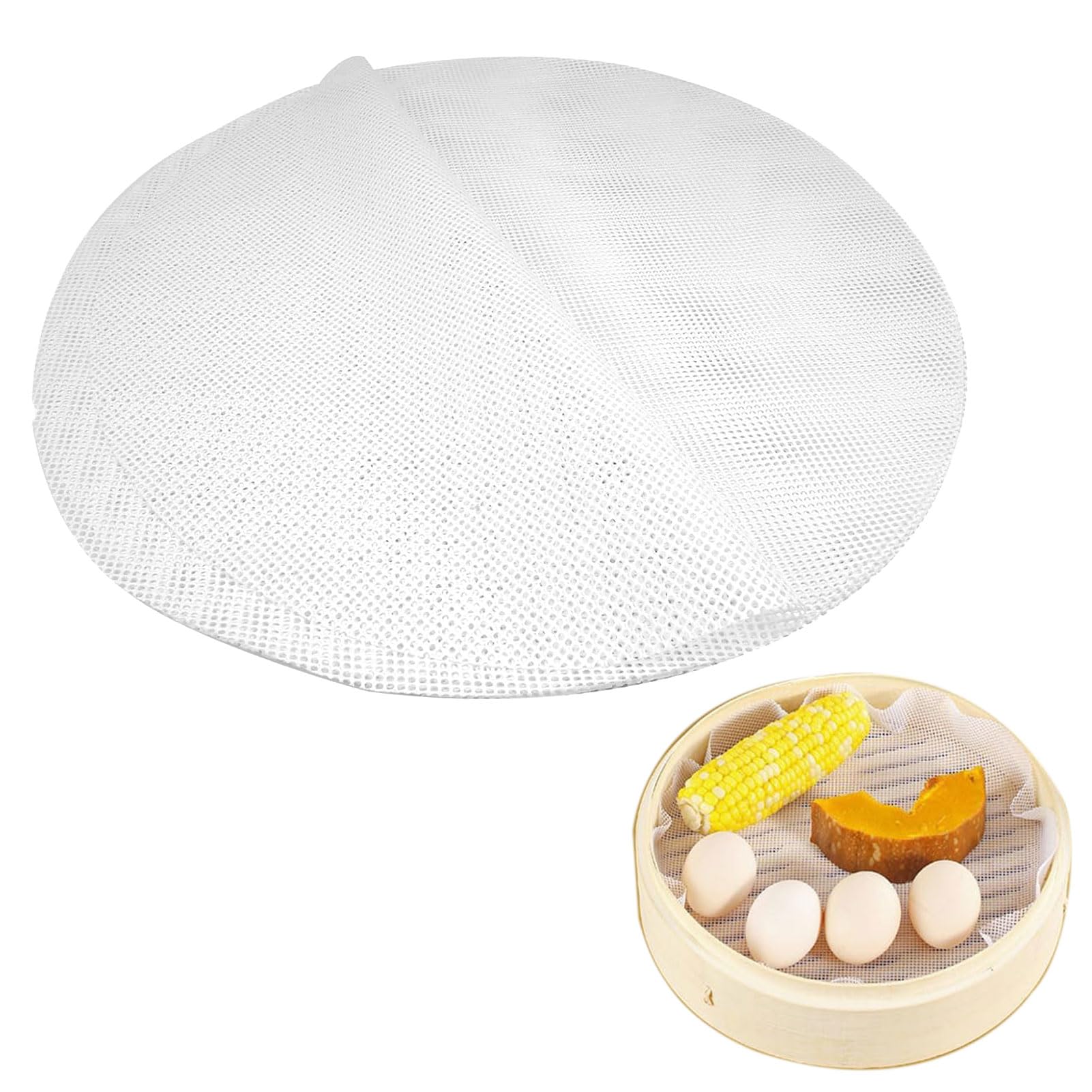 Alfombrillas de Silicona Antiadherentes Redondas Reutilizables para Vapor