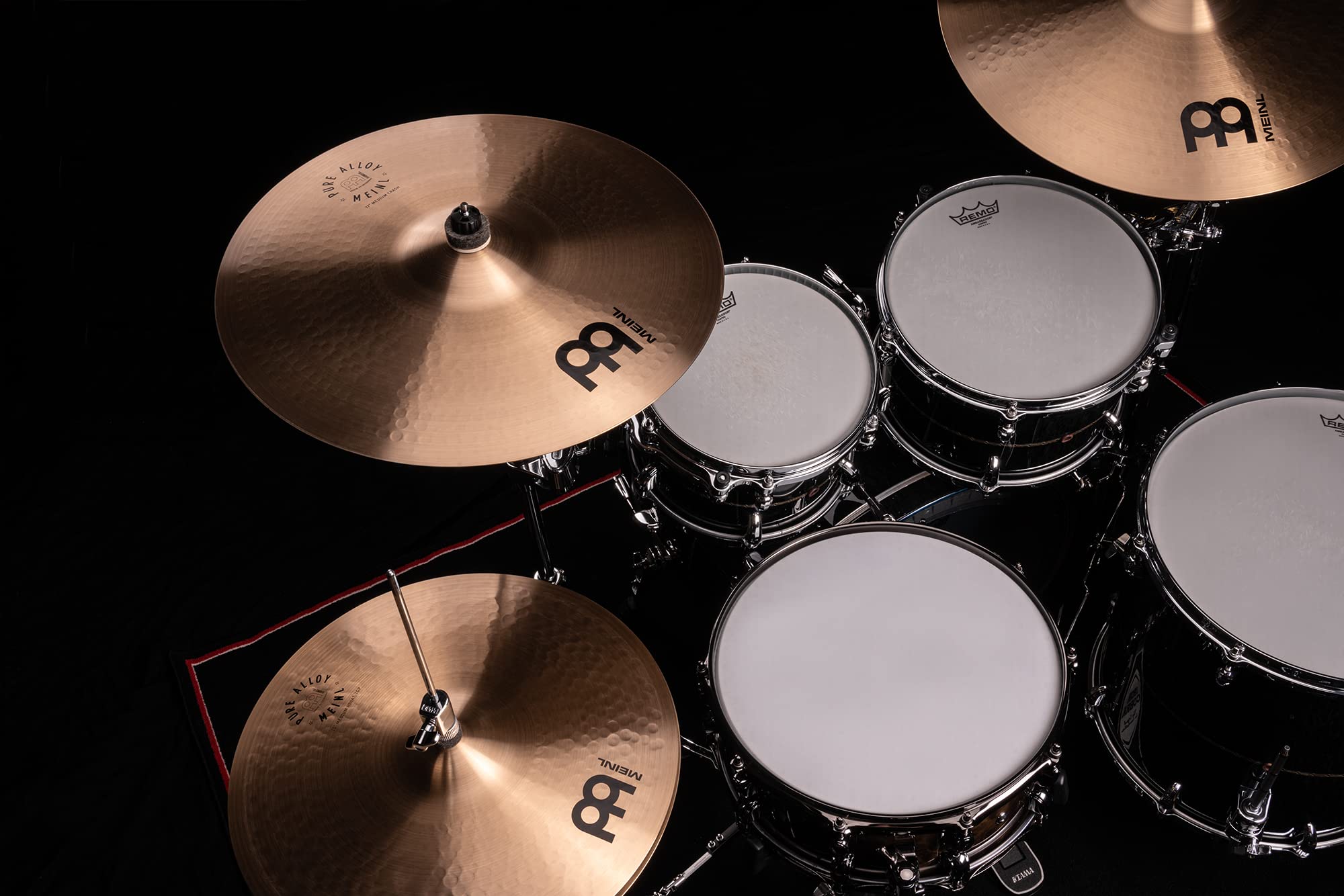 Meinl Cymbals Pure Alloy Piatto Crash Medium 17 pollici (43,18cm) per Batteria - Bronzo puro in Lega, Finitura Tradizionale (PA17MC)