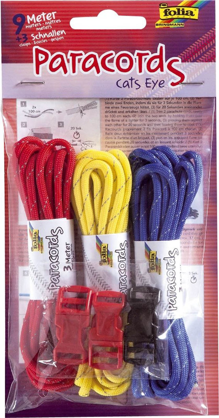 Folia 83301 Paracord Set Cats Eye  9 metre