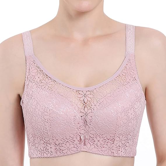 Amazon Ccest ブラジャー 小さく見せる 大きいサイズ 大きいブラ 着痩せ すっきり 産後 補正下着 ナイトブラ レース かわいい レディース ブラジャー 通販