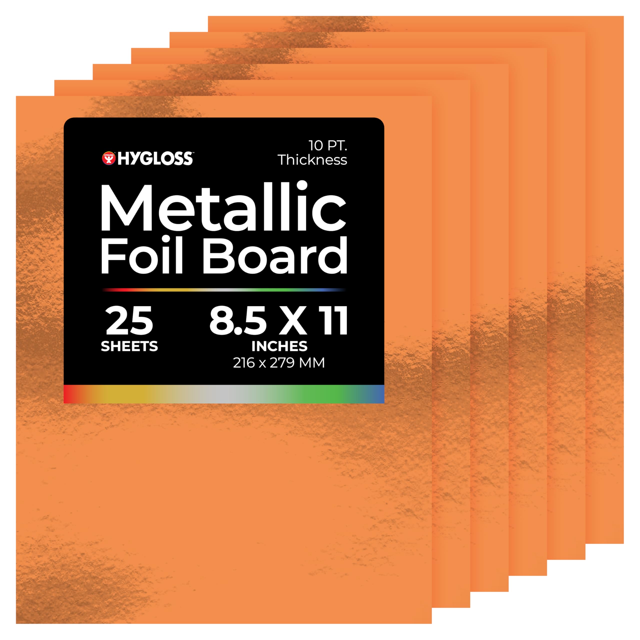 Amazon.com: Hygloss Metallic Cardstock Sheets – 25 Shiny Red