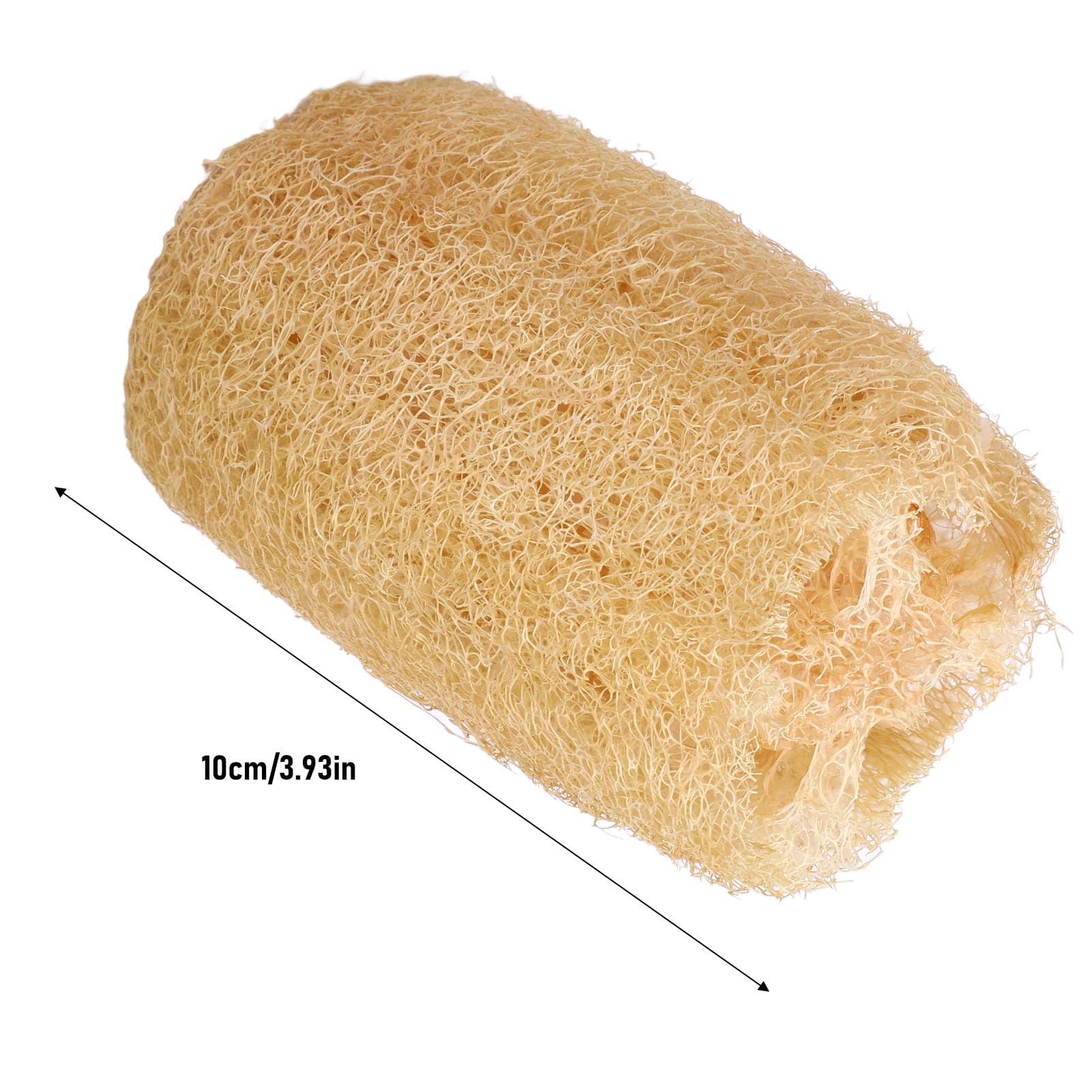 Gąbka Loofah, porowata struktura włókien Skutecznie pochłania tłuszcz Wysoka absorpcja wody Gąbka do naczyń Loofah Miękka, elastyczna szorowarka roślinna do czyszczenia kuchni