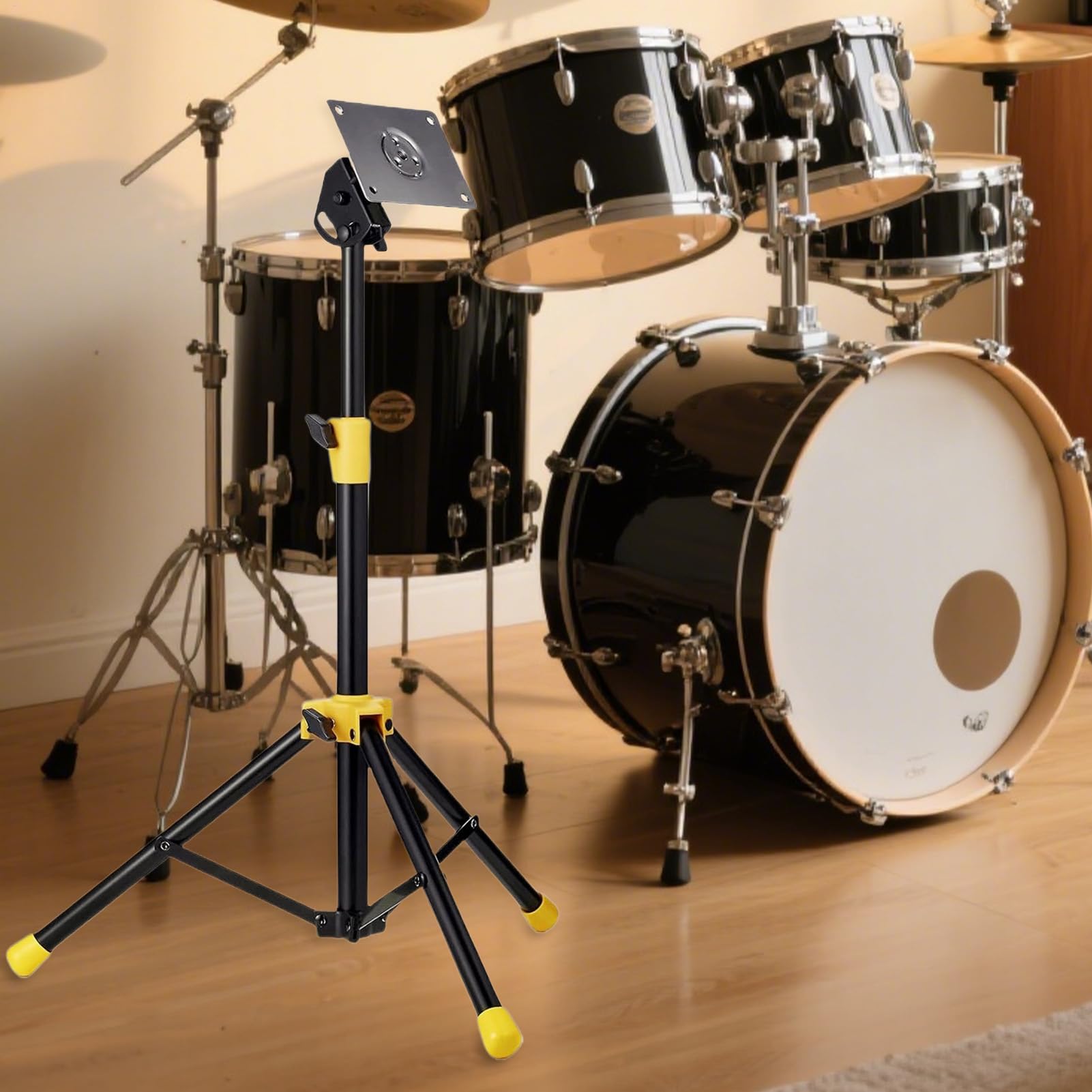 Soporte Para Pad De Batería | Soporte Ajustable Para Pad De Batería - Accesorios Trípode Para Práctica Audio Niños En Estudio Hogar Montaje De De Mesa