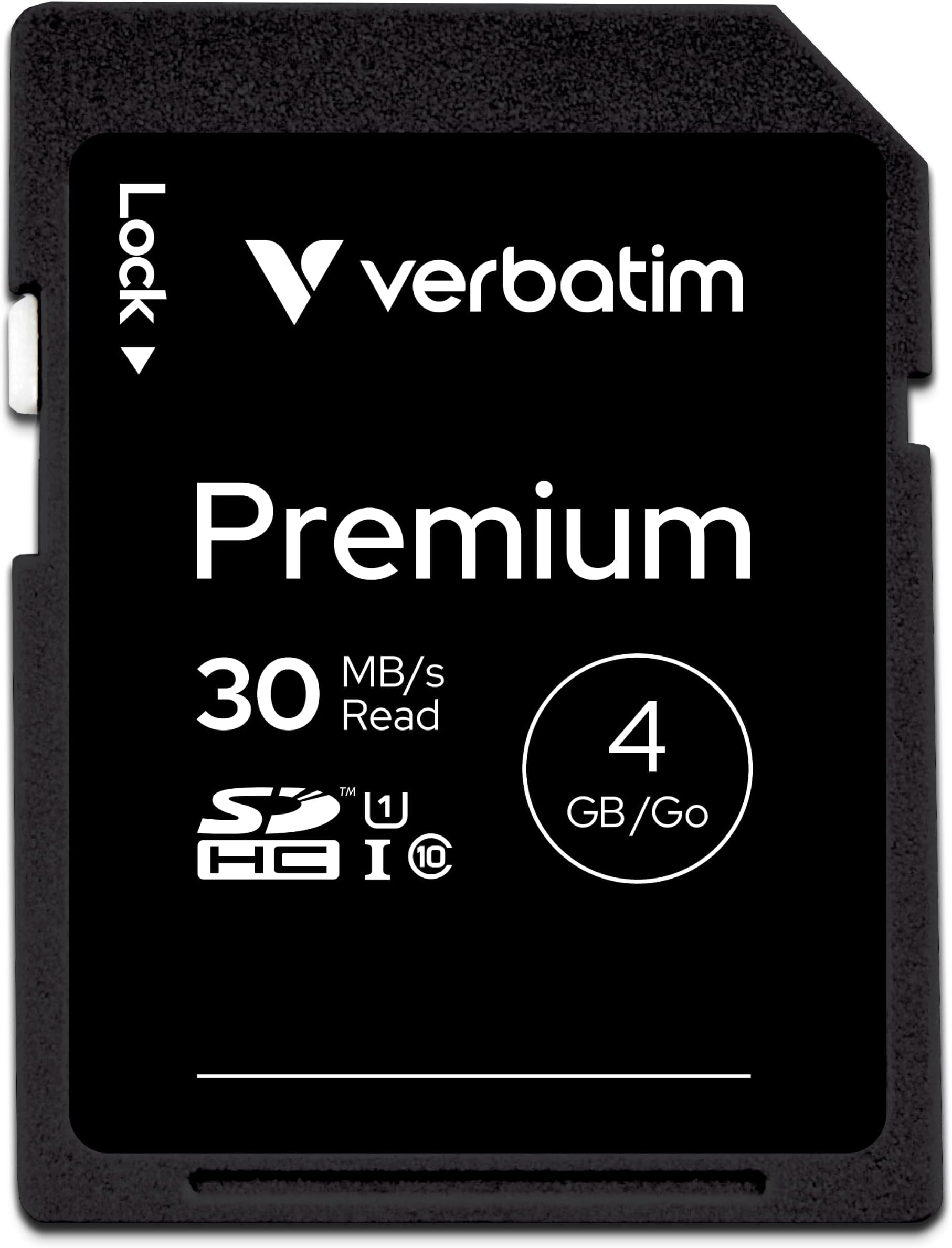 Premium 4 GB SDHC Flash Memory Card, Class 10 (96171)