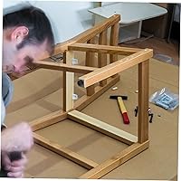 Vista 4 de DOITOOL 60 piezas de base de mesa con tornillos, extensores de altura de silla, patas ajustables para muebles, patas para armarios, niveladores