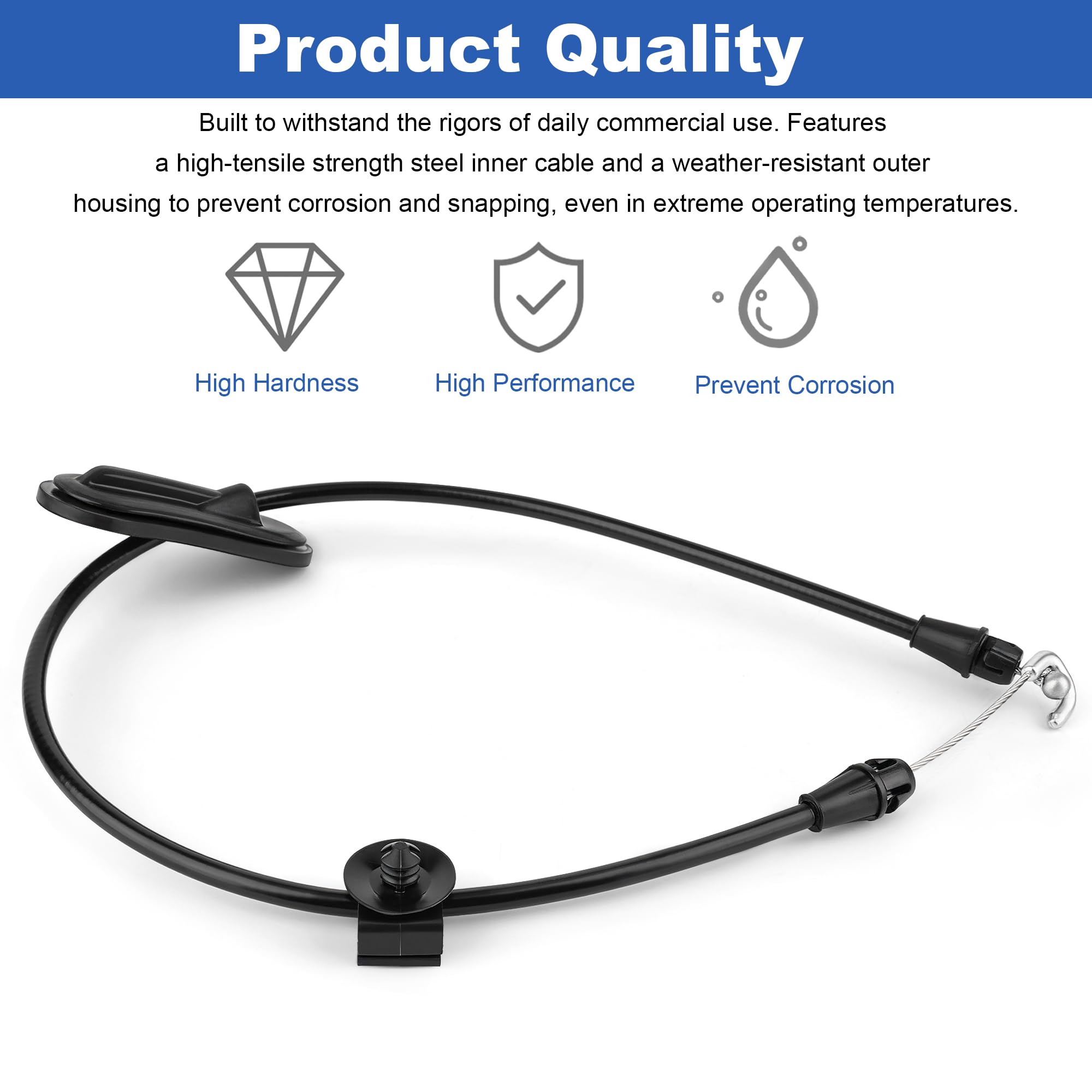 Door Latch Cable Compatible with International Navistar LT Series
