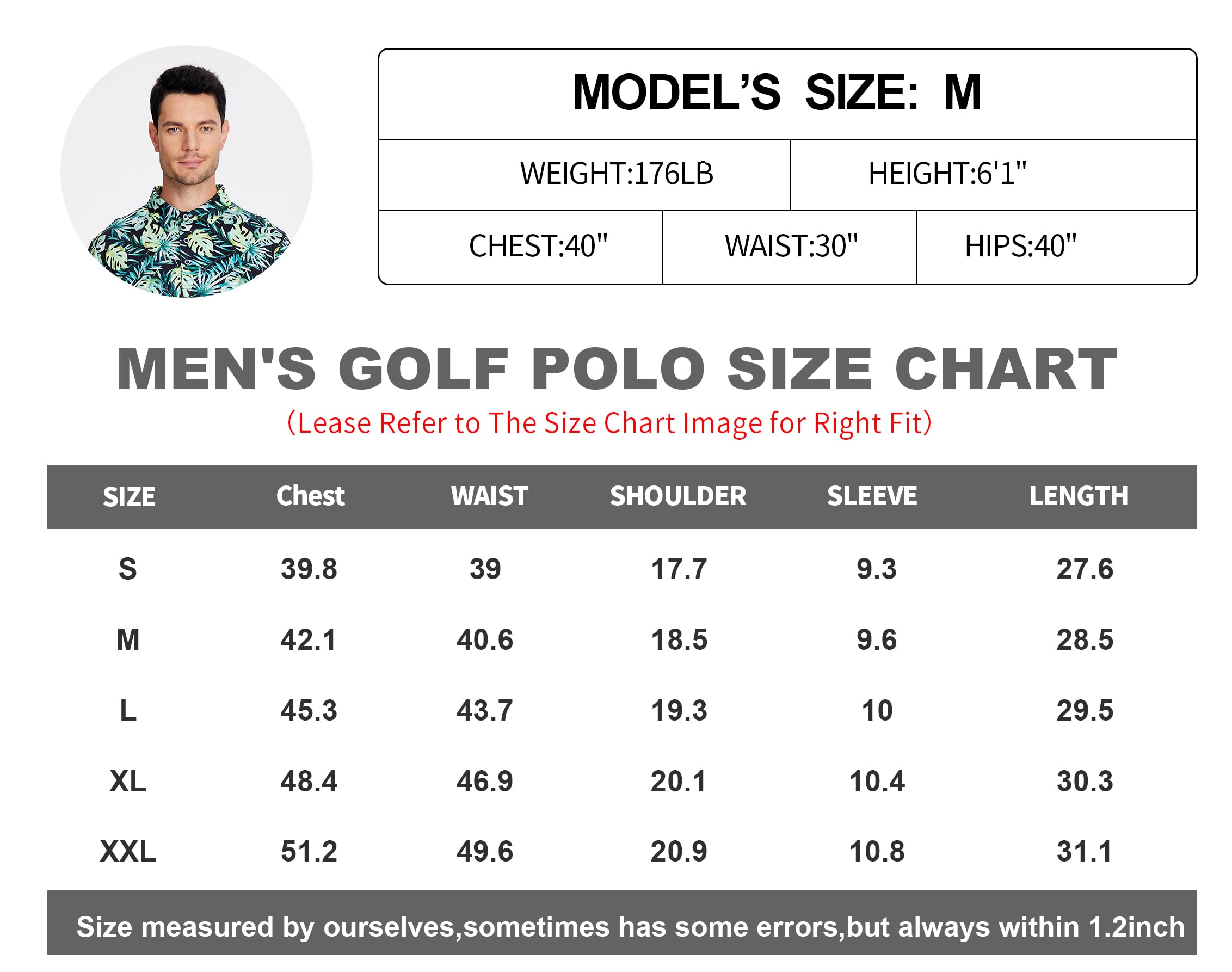 SAMERM Camisa de Golf de Manga Corta para Hombre, Estampado de Rendimiento, Absorbe la Humedad, Ajuste seco, Polo para Hombre, Polo de Coco Blanco, X-Large