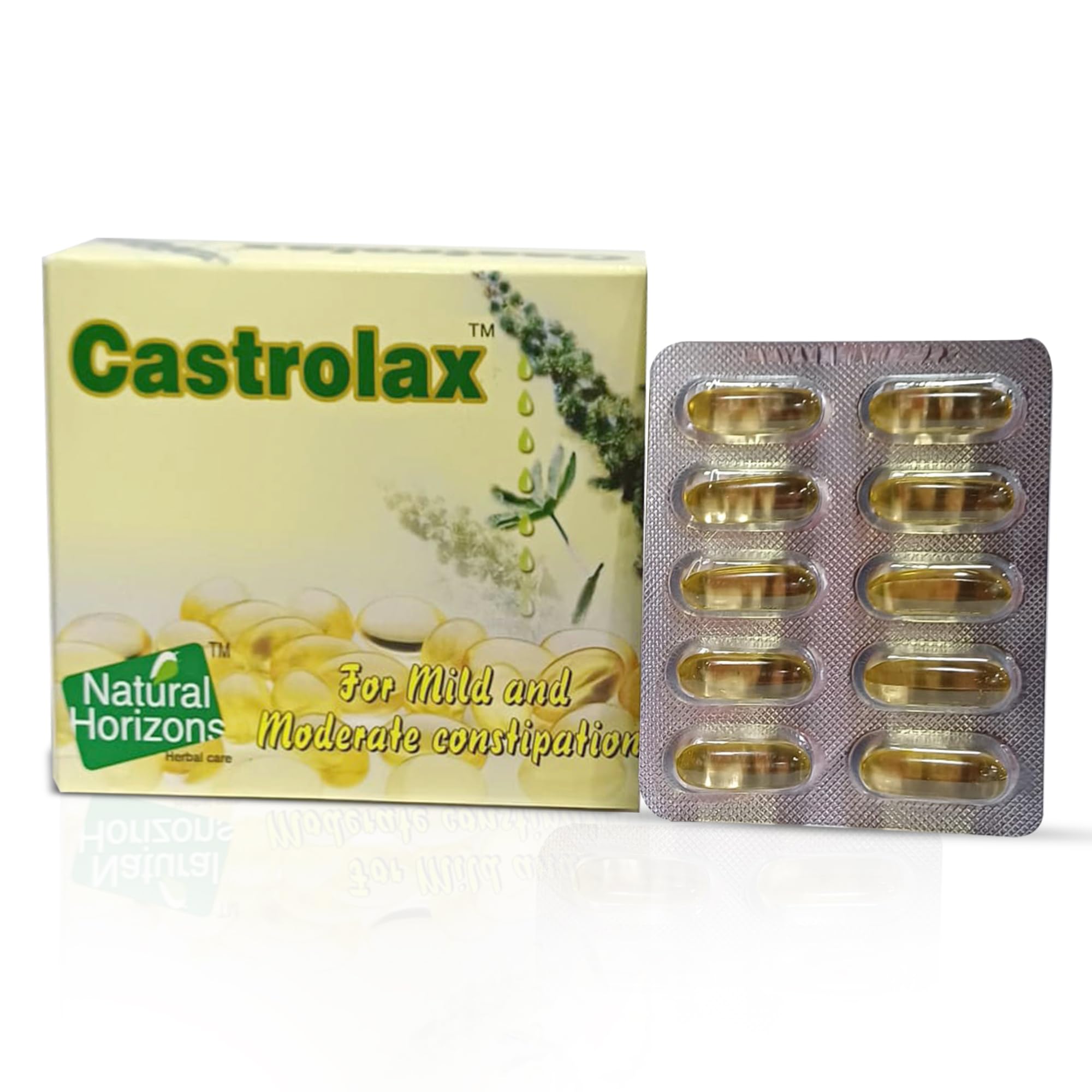 Sponsored Ad - Castrolax Castor Oil Capsules for Constipation Relief - 60 Soft-Gel Capsules, 700mg Per Capsule