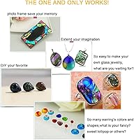 Vista 3 de Pequeños kits de horno de microondas 10 unids Set de fusión de vidrio para herramientas de fabricación de joyas