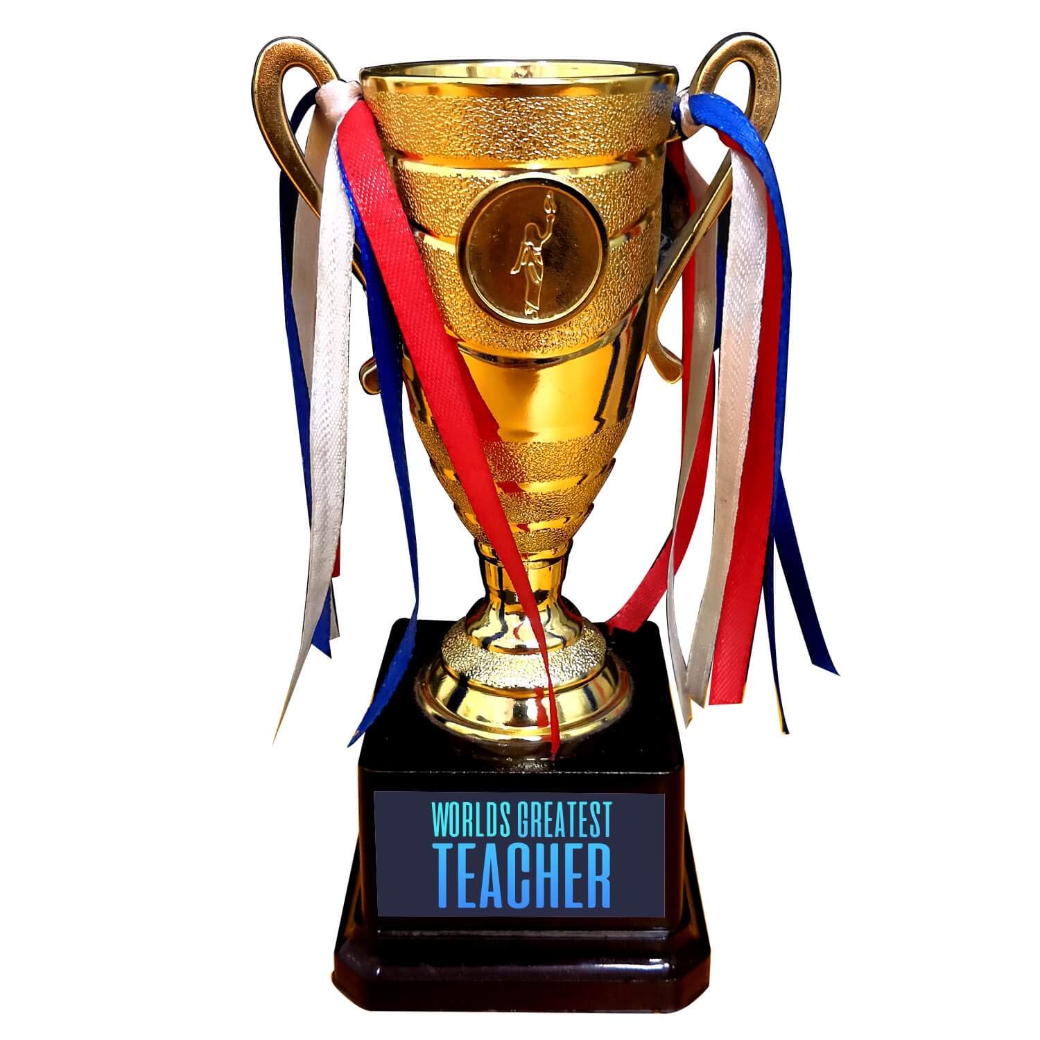 TheYaYaCafe Worlds Greatest Teacher Golden Champion Award Trophy (B07H16XN8Q) Amazon Price History, Amazon Price Tracker