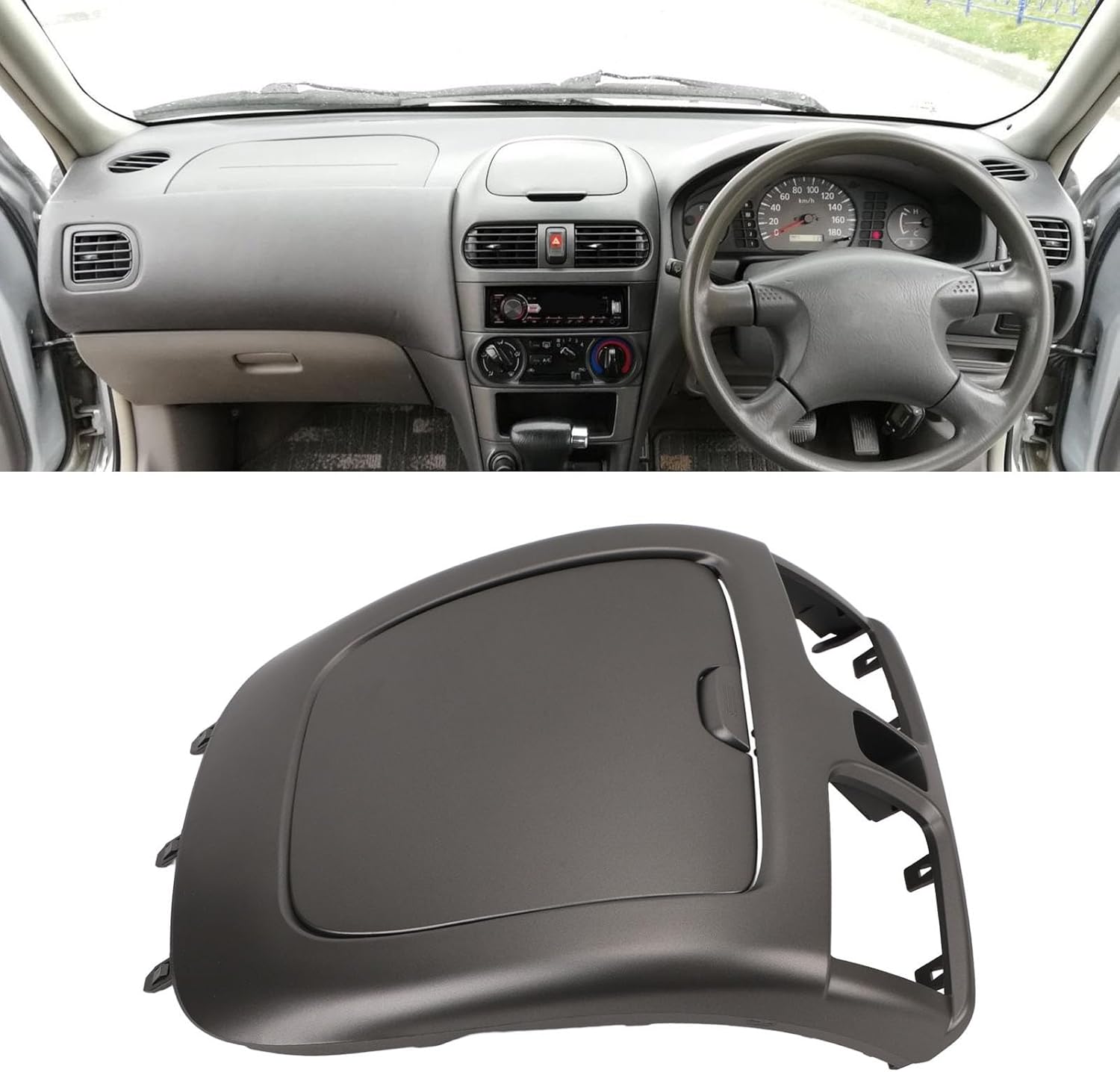 Car Center Dashboard A/C Vent Outlet Panel Compatible with 2002-2006 Replaces 682605M002