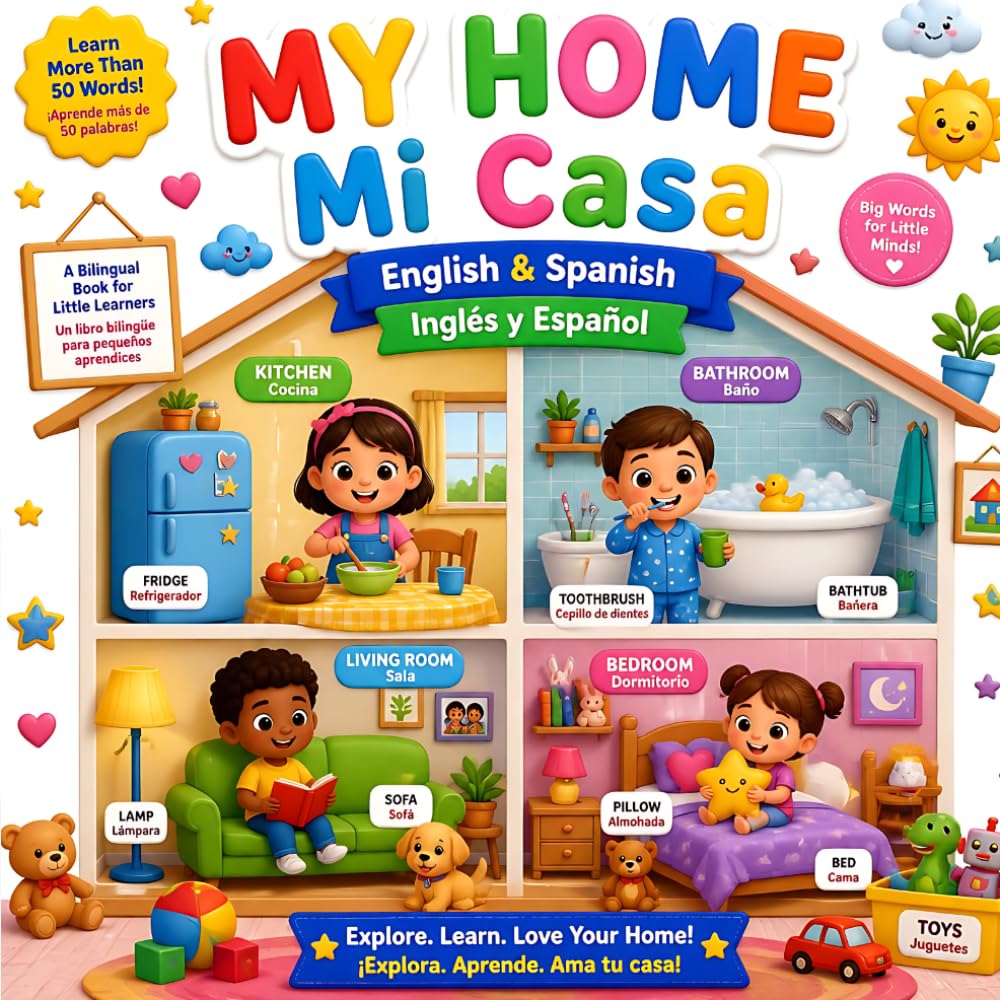 MY HOME / Mi Casa: English & Spanish / Inglés y Español