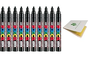 Elevate Your Creations with Uni POSCA Paint Marker Pens in Vibrant Black