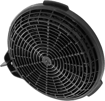 Carbon Charcoal Cooker Hood 1 Pack Vent Filter Compatible for Cooke & Lewis GoodHome Cata Designair B&Q Models Round 132mm Odour Absorption Replacement 02859394 Kitchen Extraction Filter 1 Pack