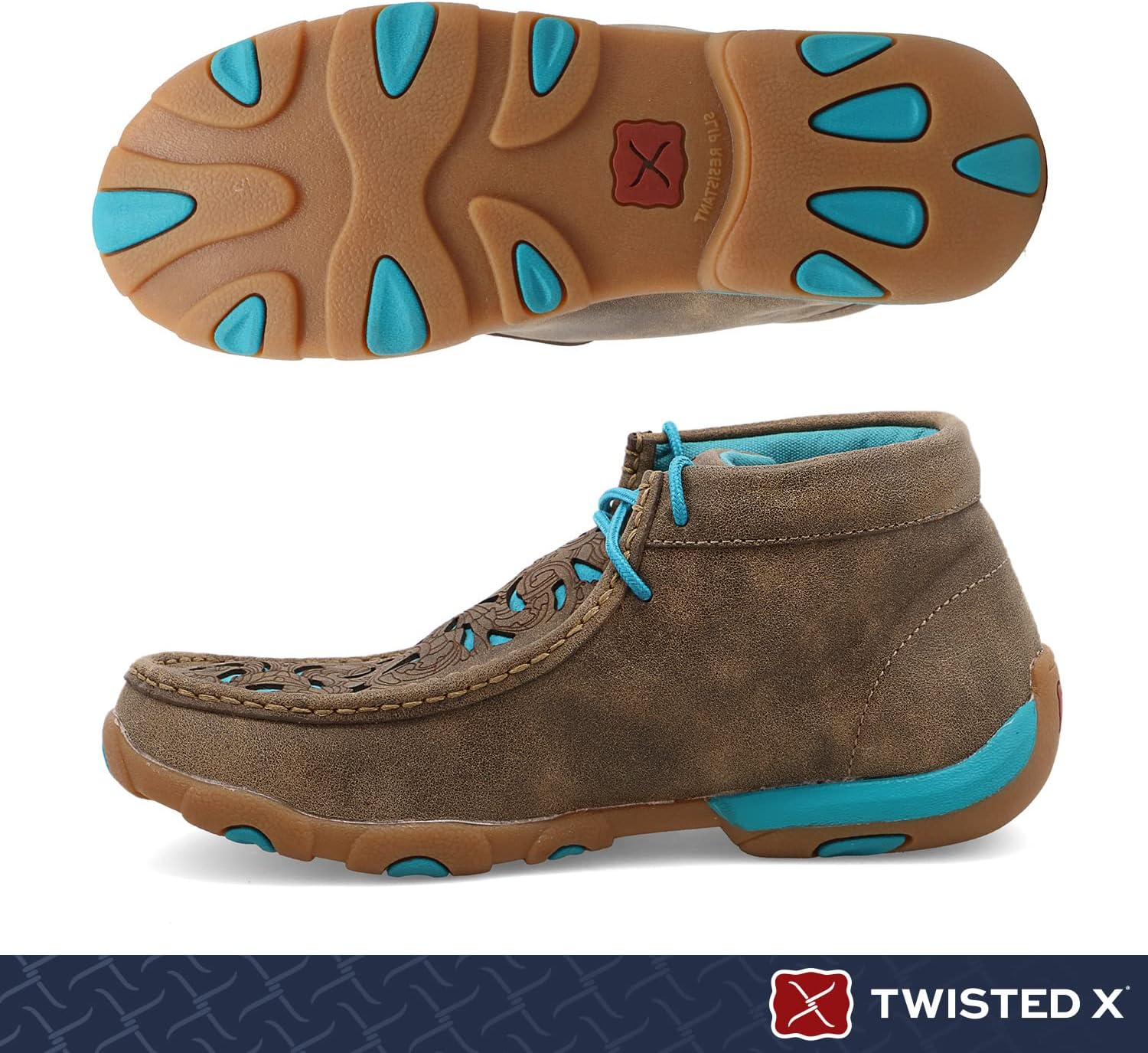 lady　0107 ♡ Twisted X - Brandclub - Twisted X Women's Boat Shoe Driving Moc