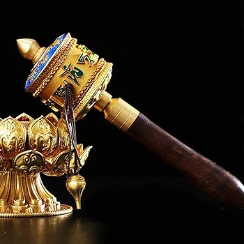 Amazon.co.jp: 回転筒、仏教用品、 マニ車 チベットマニ車 マニ