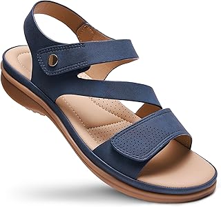 Damen Sandalen Sommer Freizeit Frauen Arch Support Flache Sandalen