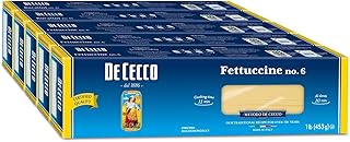 De Cecco Semolina Pasta, Variety Pack, 2 Bucatini & 3 Fettuccine, 16 Oz,...