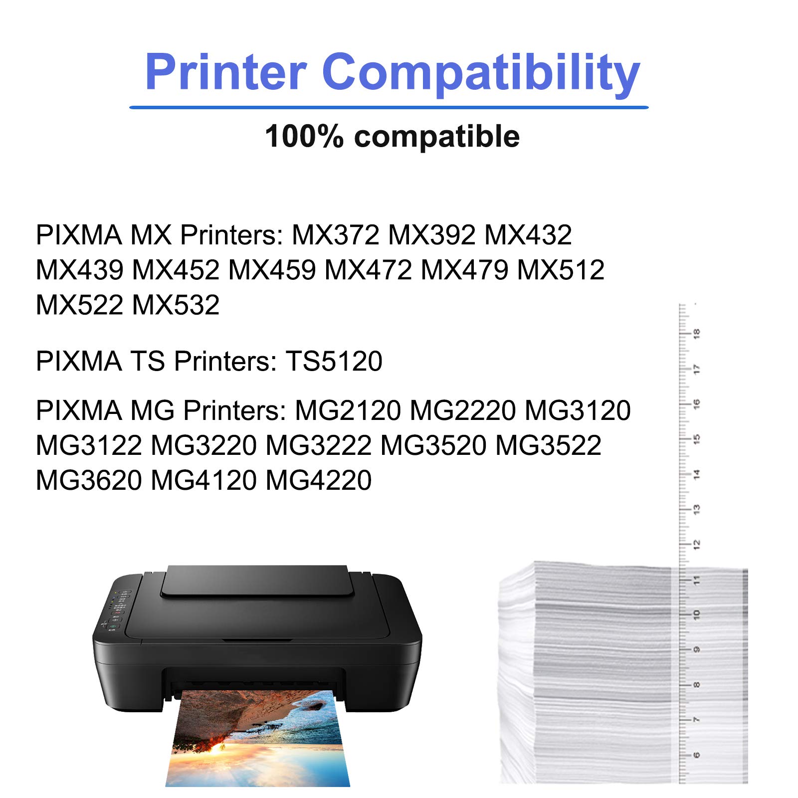 Canon CL-241 Color Ink Cartridge, Compatible To MG3620, MG3520,MG4220,MG3220,MG2220, MG4120,MG3120 And MG2120