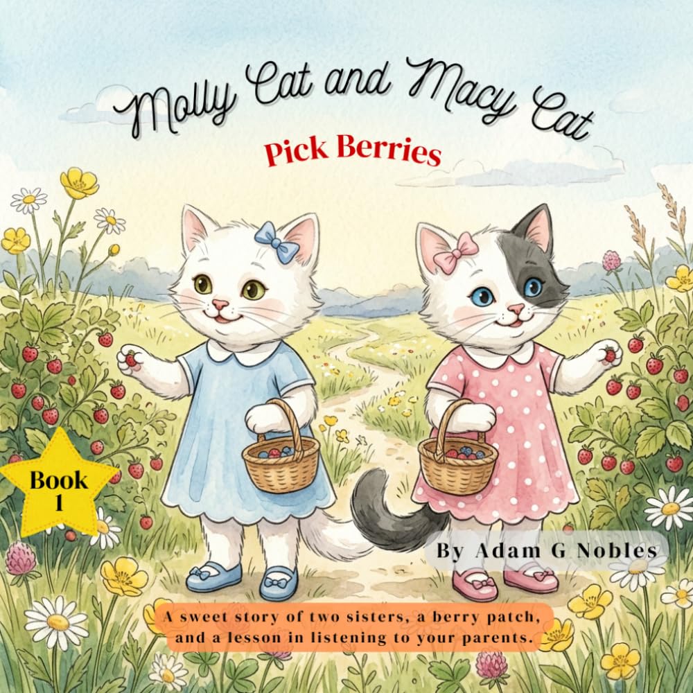 Molly Cat and Macy Cat Pick Berries: 1