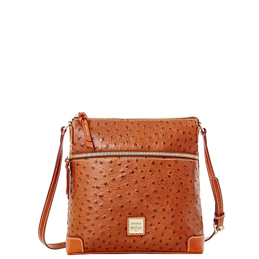 Dooney & Bourke Handbag, Ostrich Crossbody - Cognac