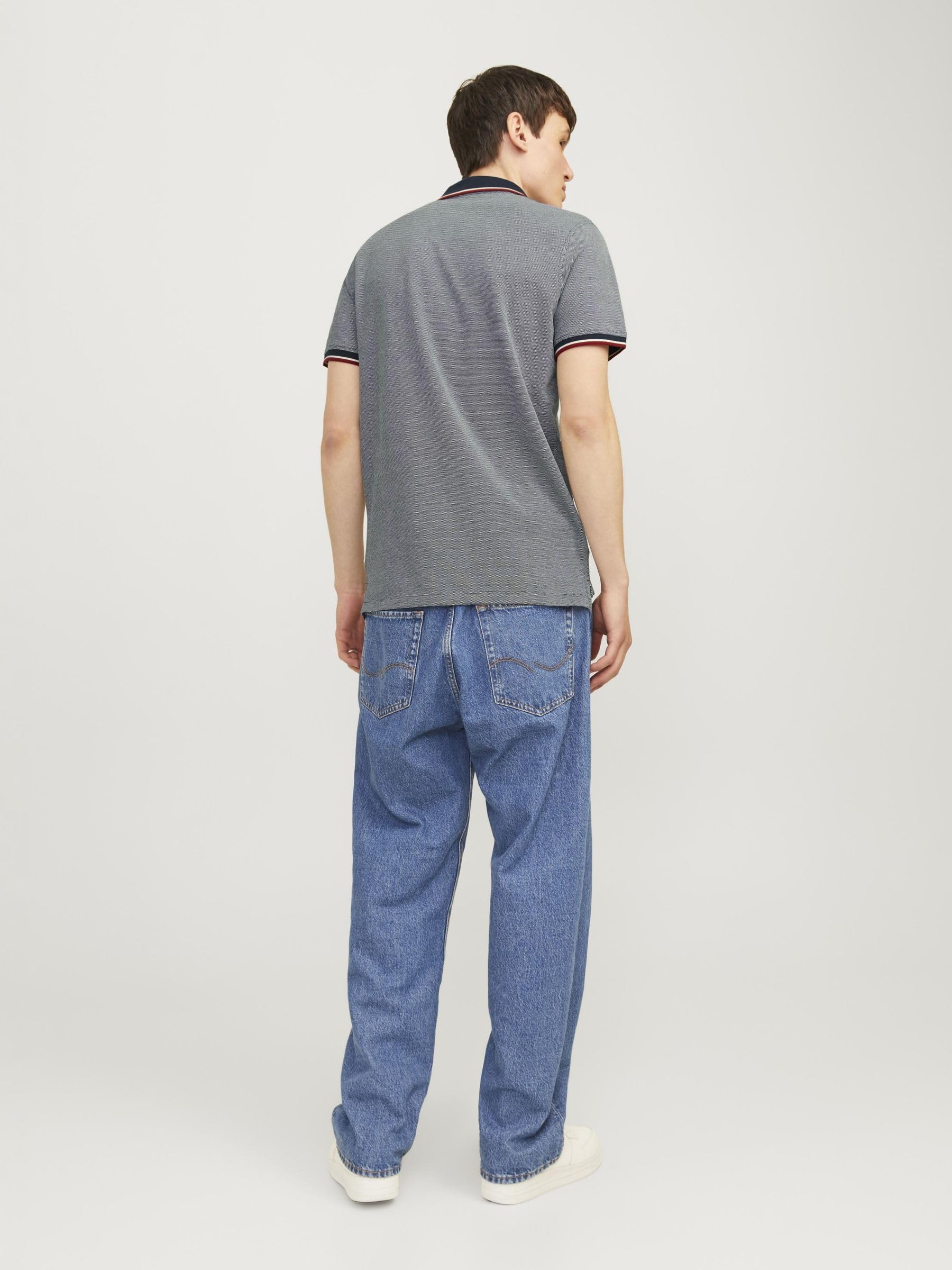 JACK & JONES Premium Polo Plain Shirt Collar Polo