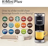 Vista 10 de Keurig K-Mini Plus - Cafetera de una sola porción con Café Bustelo Espresso estilo café tostado oscuro, 72 cápsulas K-Cup
