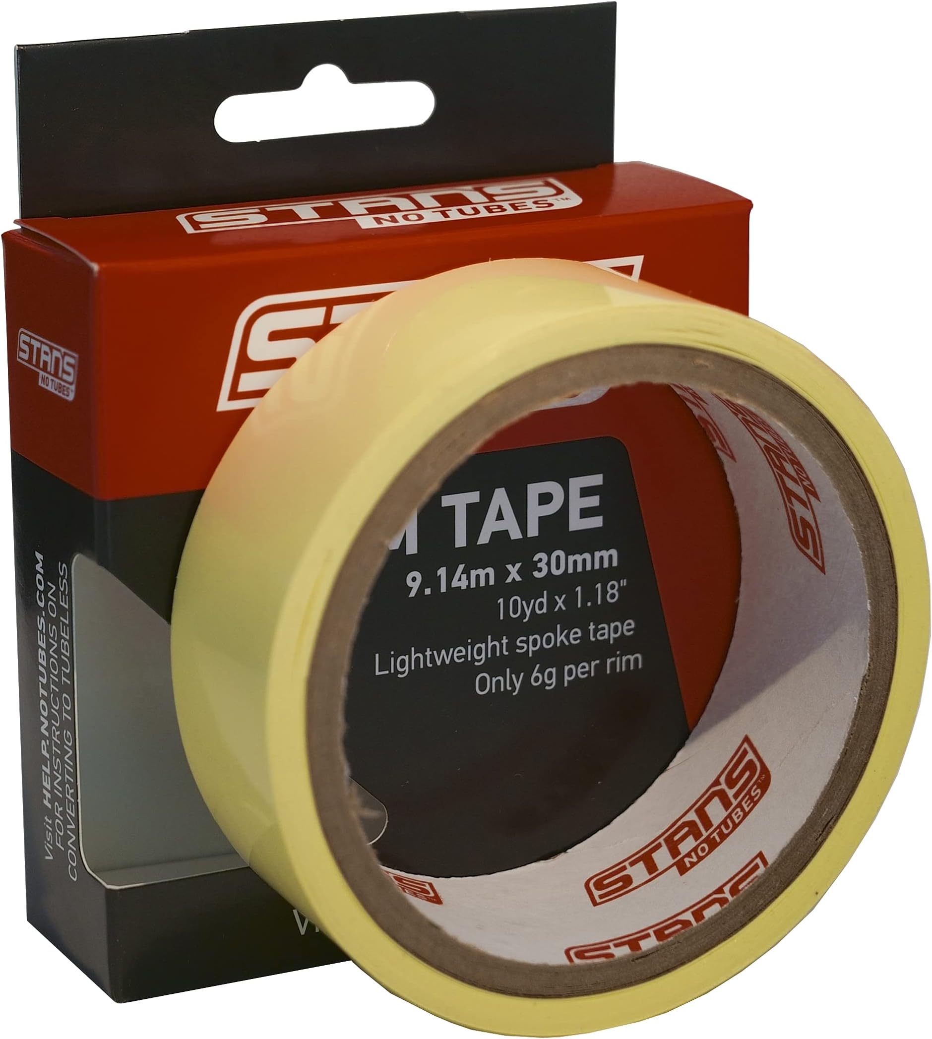 NoTubes Stans Flow MK3Ã‚ 10yd X 30Ã‚ mm Rim Tape, Yellow, 9Ã‚ M