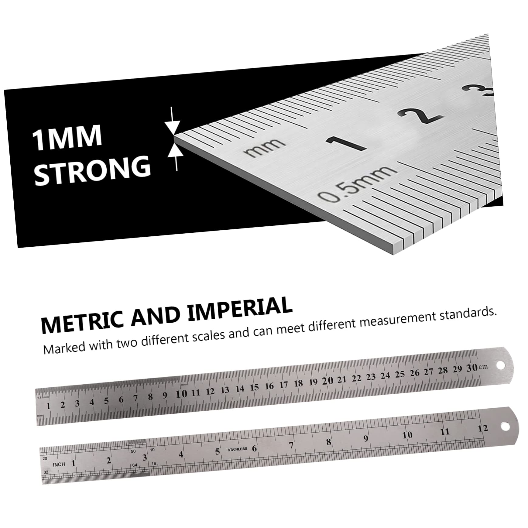 Housoutil 2sets Blocchi Di Posizionamento Per Lavorazione Del Kit Per Marcatura Con Righello Strumento Manuale Per Misurazioni Precise e Tracciatura Di Valori Misurati