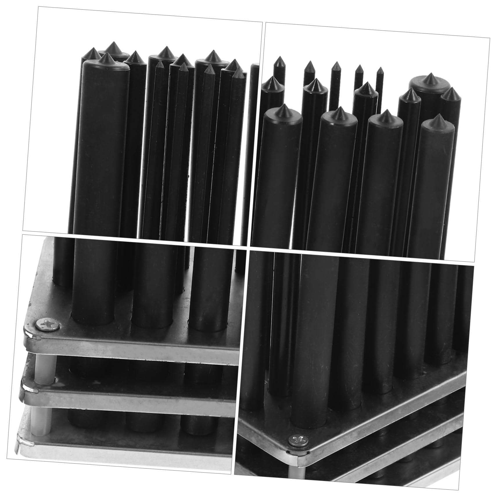 VILLCASE 1 Set Cylindrical Punch with Base Non Slip Positioning Tools for Mechanical Repair and Maintenance Durable Construction Easy Operation for Efficient Work