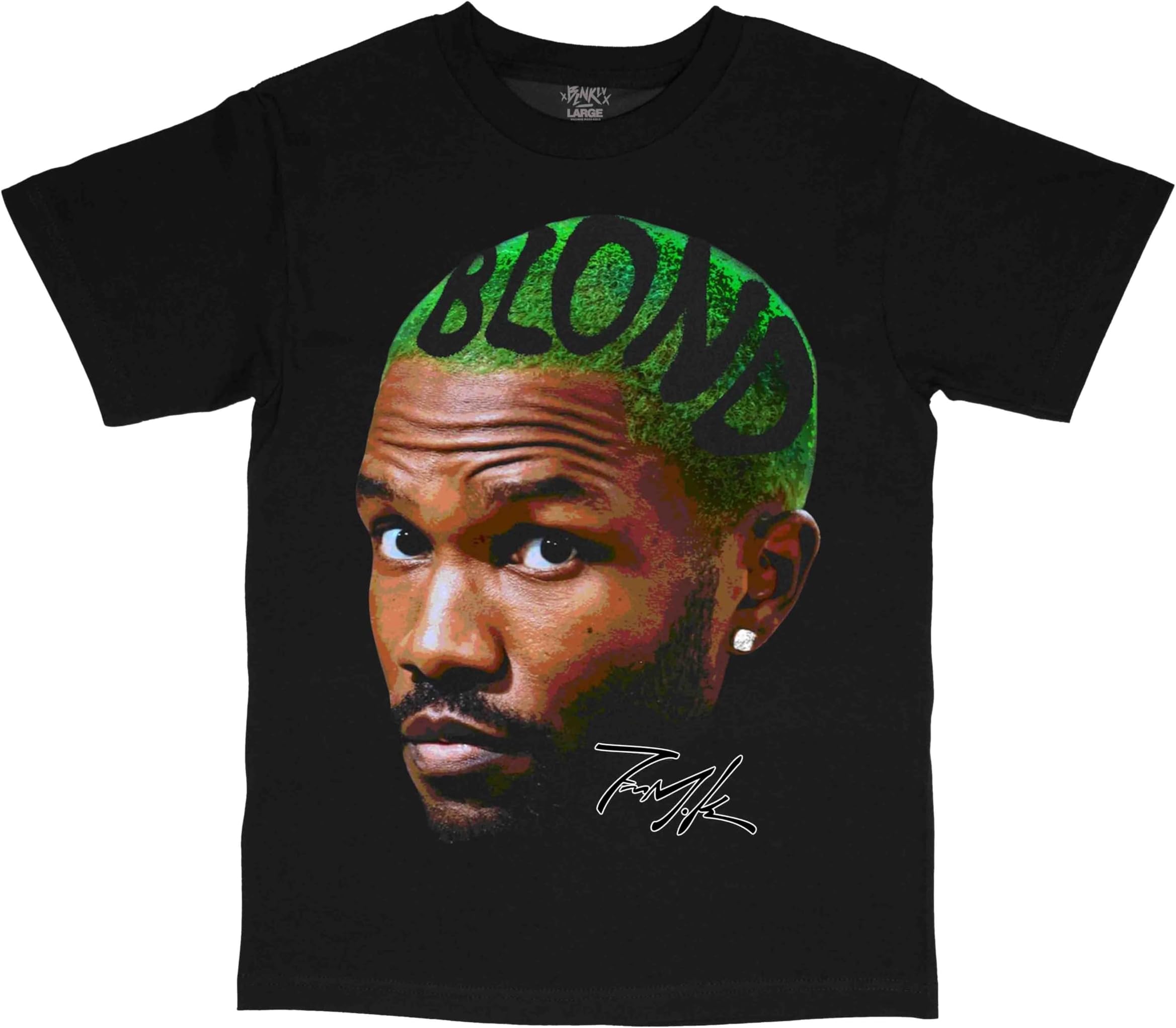 Blonde Ocean Face Streetwear Vintage Style T-Shirt