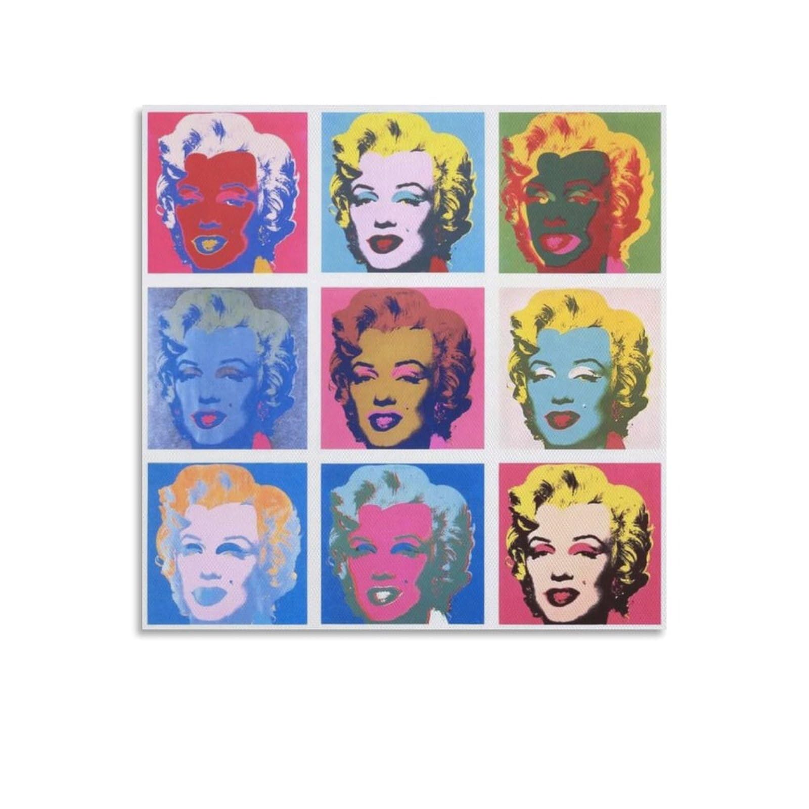 Amazon.co.jp: アンディ・ウォーホル名作（マリリンモンロー9） 壁飾り