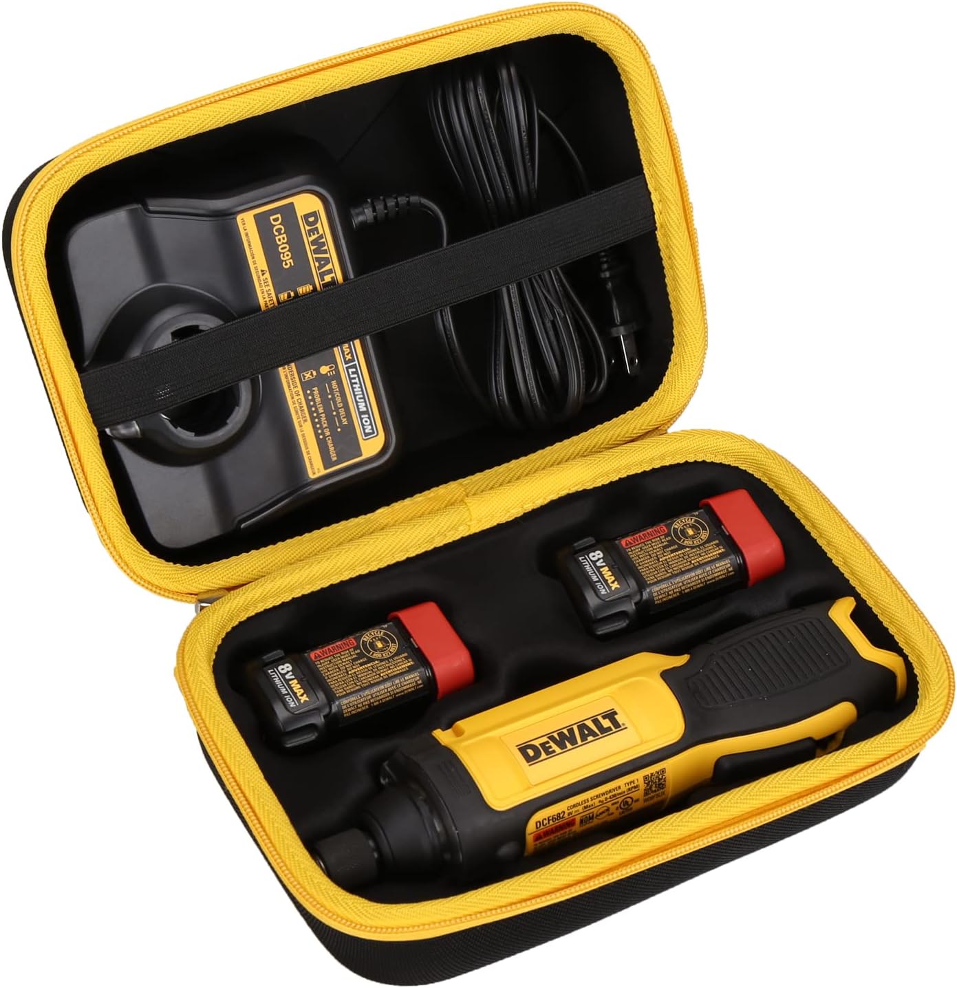 Mchoi Hard Portable Case Fits for DEWALT DCF682N1 8V MAX Cordless Screwdriver Kit, Not for the DEWALT (DCF680N2), Case Only - Image 2
