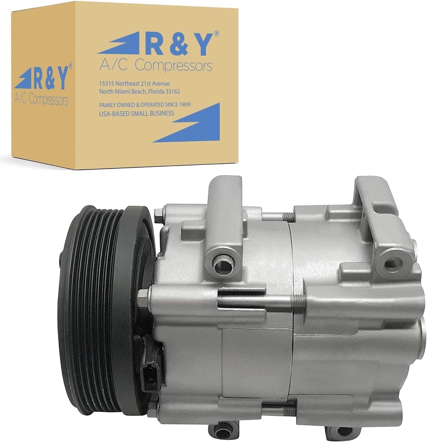 RYC Automotive Air Conditioning Compressor and A/C Clutch EG153