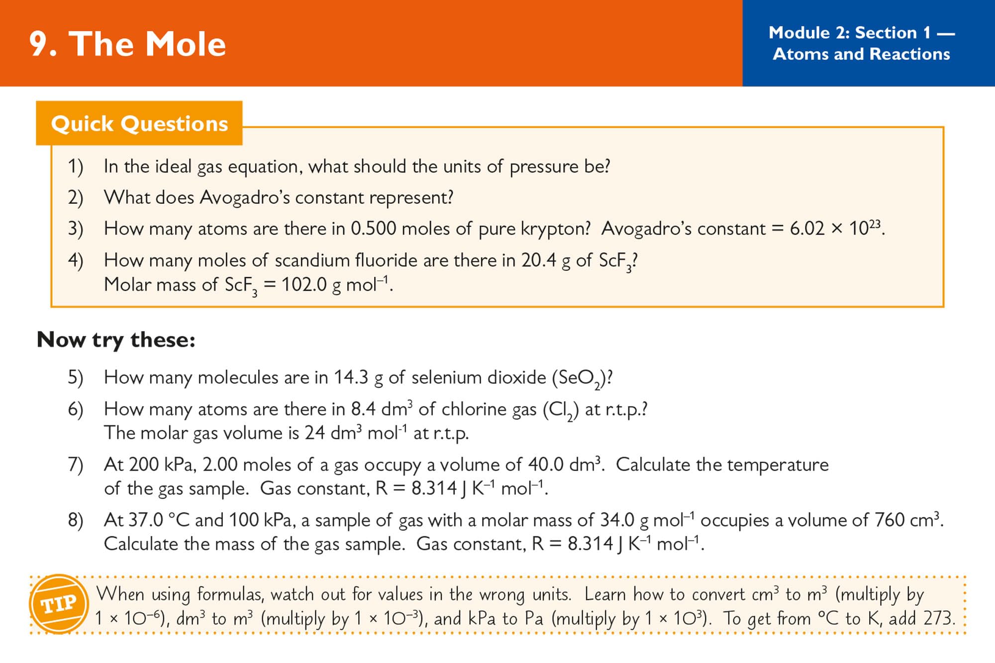 A-Level Chemistry OCR A Revision Question Cards