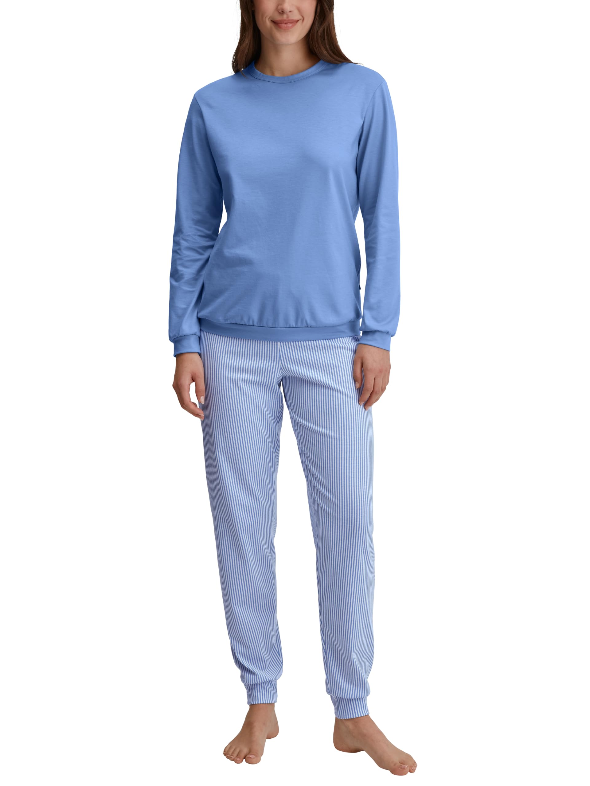 Calida Lovely Nights - Pijama para Mujer, 100% algodón, fácil de cuidar, elástico y Estable, en Punto Simple