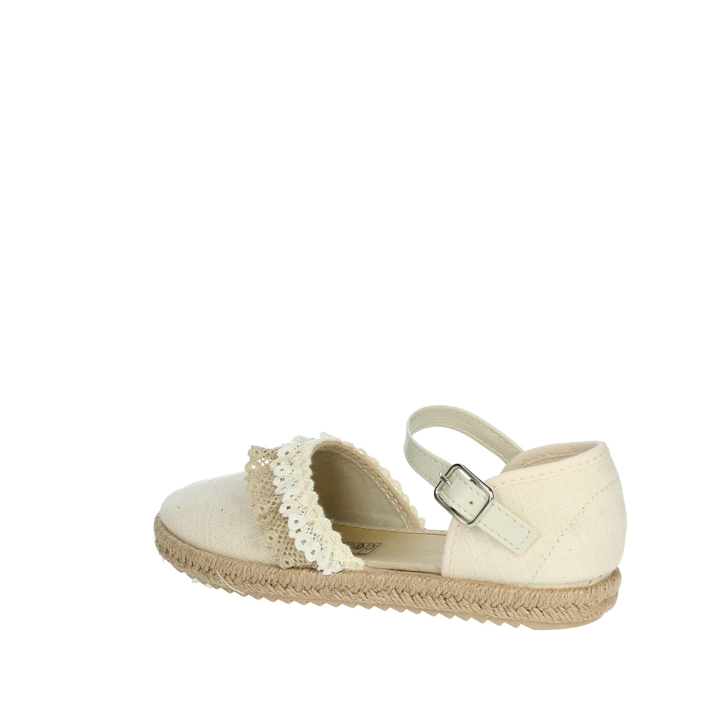 Vulladi - Alpargata niña Lino Beige puntillas Encaje - 7361 para: Niñas