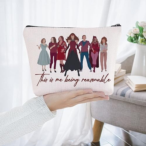Miniatura 6 de BWWKTOP Wanda Witch - Bolsa de maquillaje cosmética para fanáticos de la película, regalos para fanáticos de la película This Is Me Being Reasonable