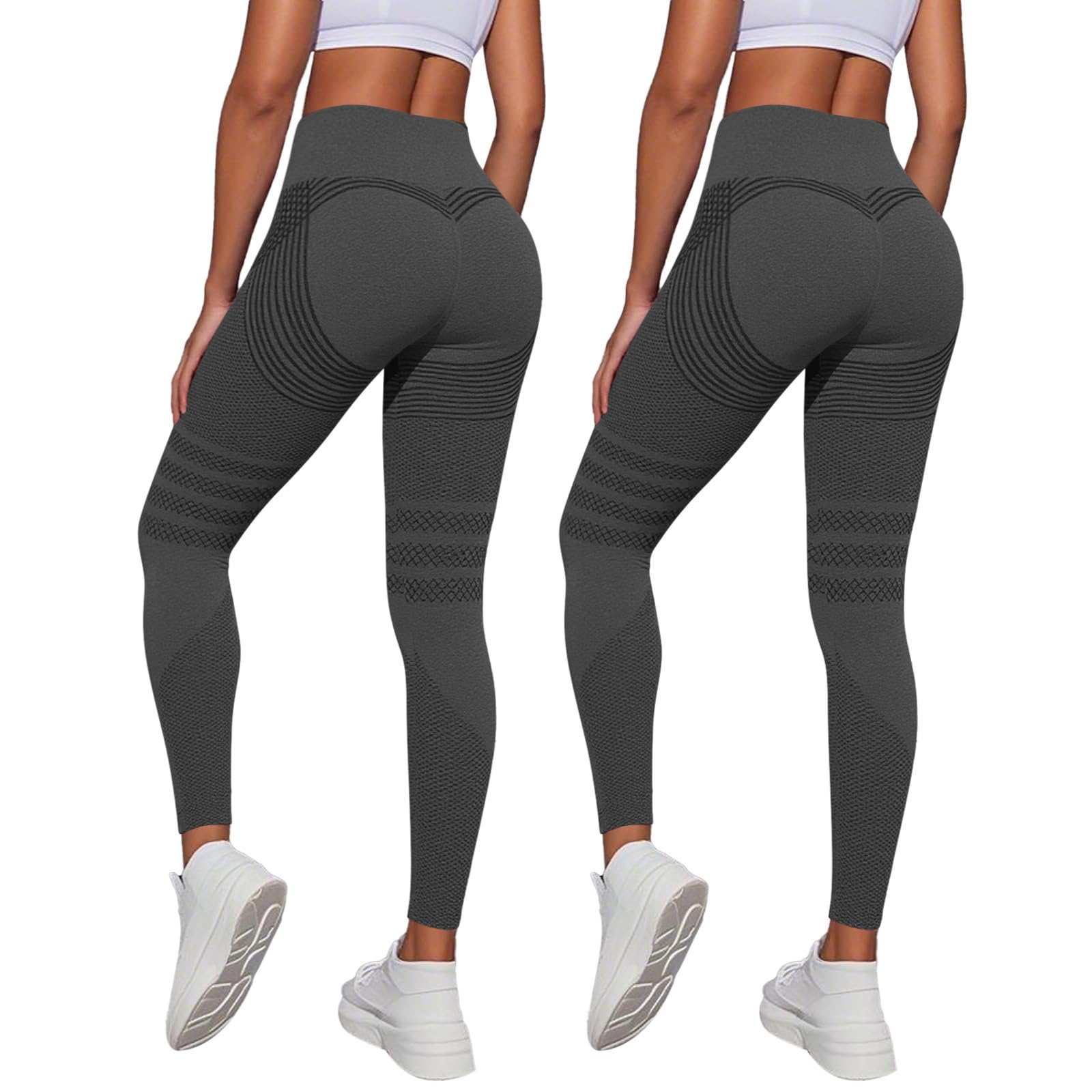 2 Pack Viva Cuerpo Leggings 3D Anticelulíticos Mujer,Leggings Anticelulitis 3D Compresión Lipedema,Leggins Anti Celulitis Deportivos Push Up, Mallas Anticelulitis Mujer Reductores Lipedema — view 10