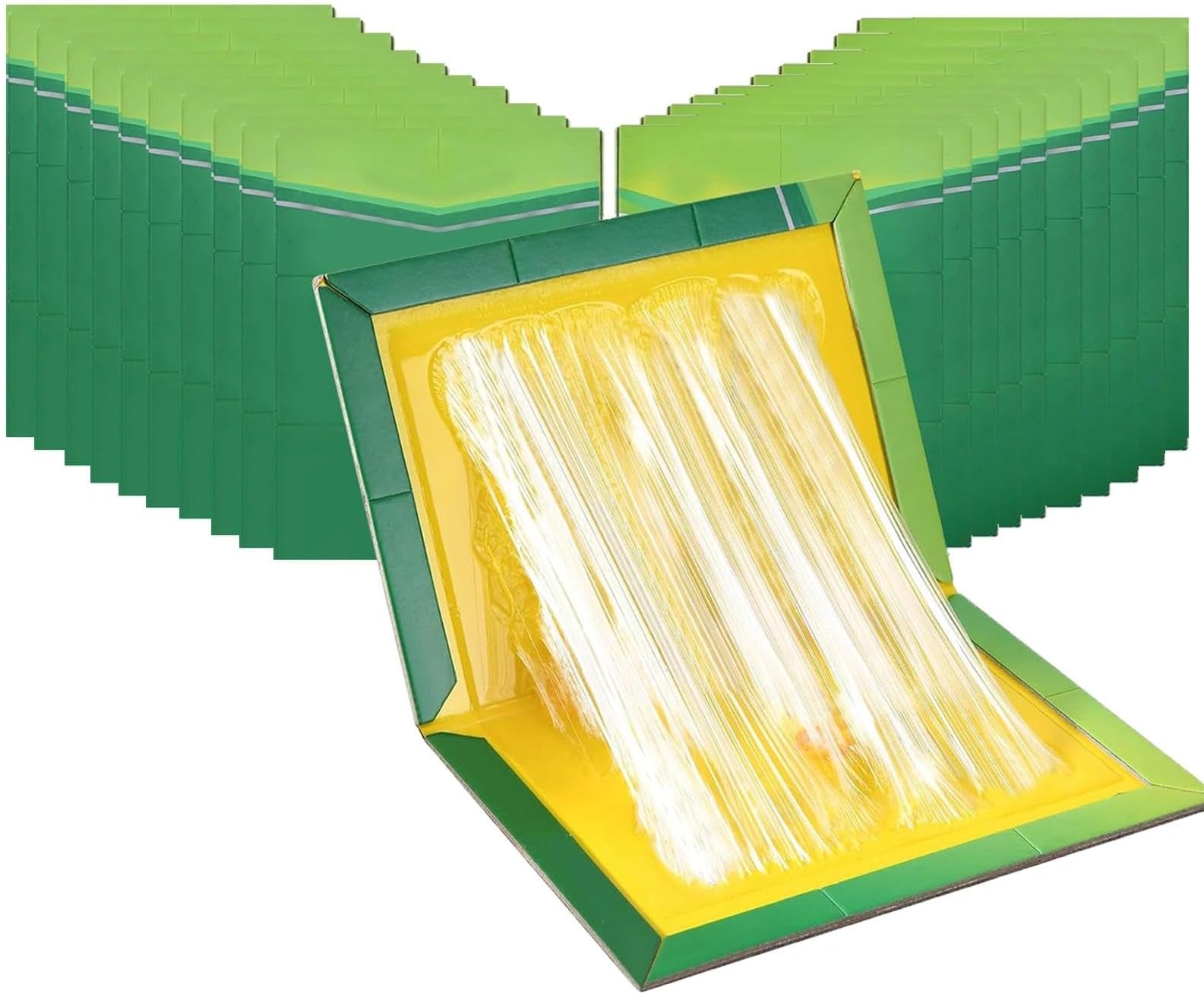 Old Tjikko Pest Trap Board, 20 Pack Multi-Insect Sticky Pads, Super Glue Sticky Catch Mats for Indoor, Outdoor, Home, Kitchen, Garden (20pc)