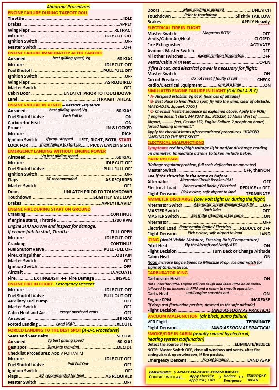 Cessna 152 Checklist QRef y Todo en Uno para Pilotos Estudiantes miniatura 4