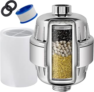AquaHomeGroup Heavy Metals Shower Filter, 4-Stage, KDF and Carbon