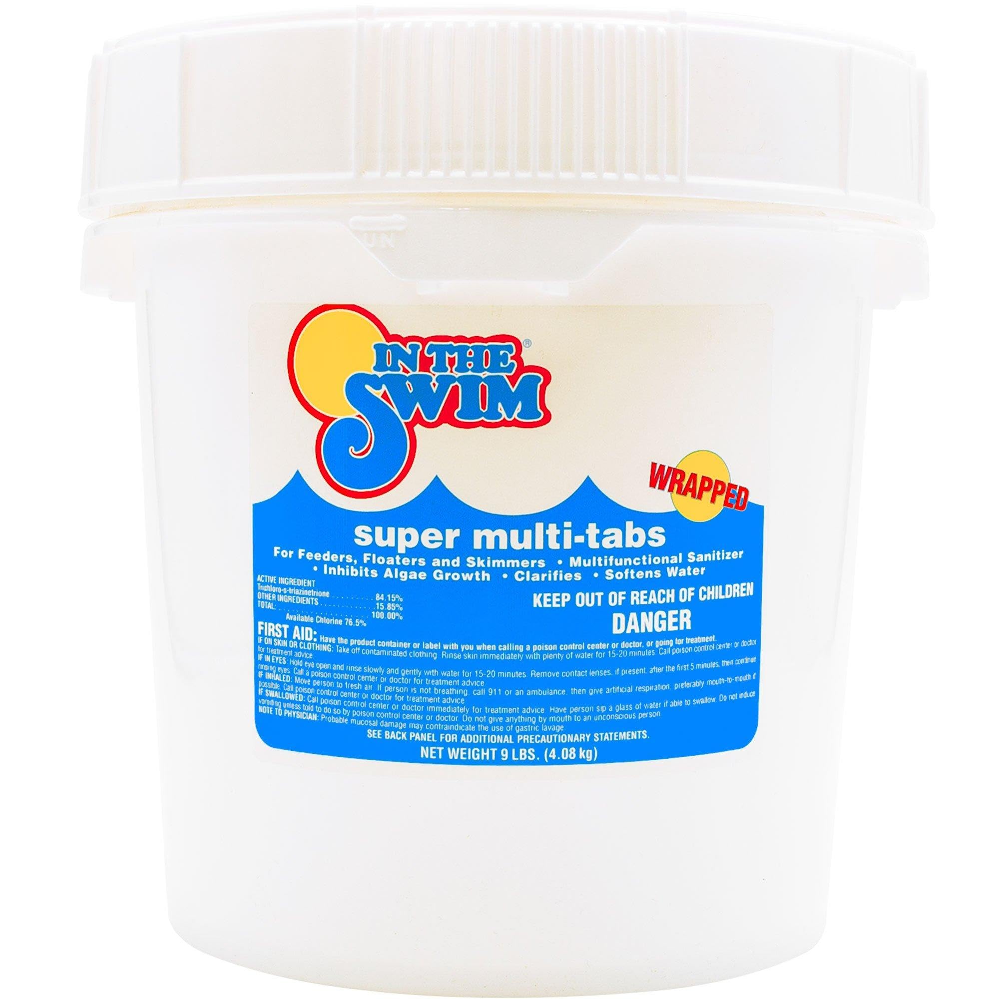 In The Swim 3 inch 5-in-1 Super Multi-Tabs – Swimming Pool Sanitizer – Chlorine