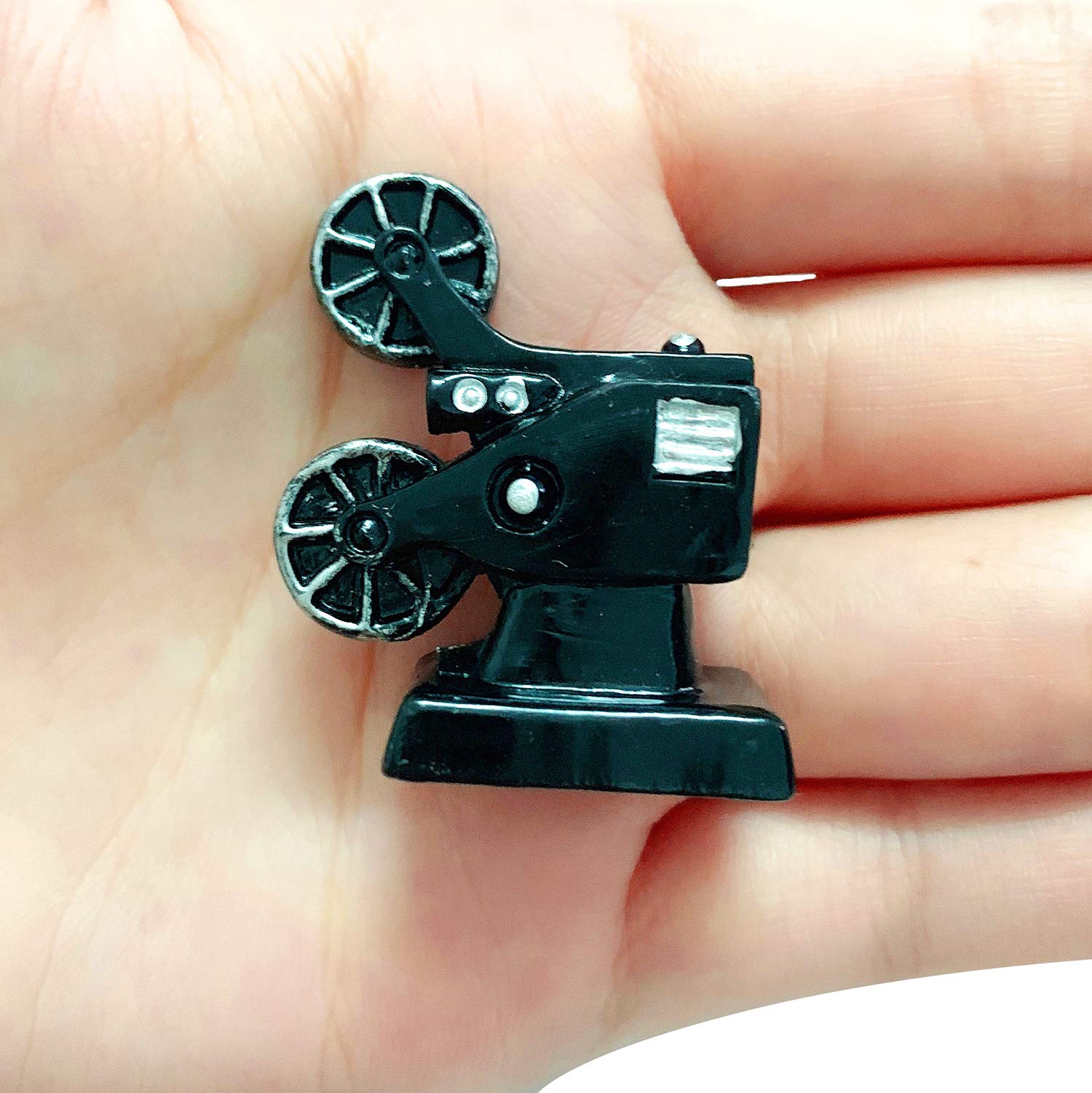 25 unids resina en miniatura Retro Electrodomésticos Decoración Sets Cámaras Teléfono Foto Accesorios DIY Juego de simulación Casa de muñecas 9