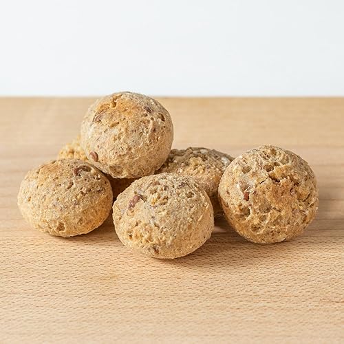 Miniatura 3 de What's Barking Mini bocados crujientes de mantequilla de maní  Golosinas prémium bajas en calorías para entrenamiento de perros, trigo, maíz, sin