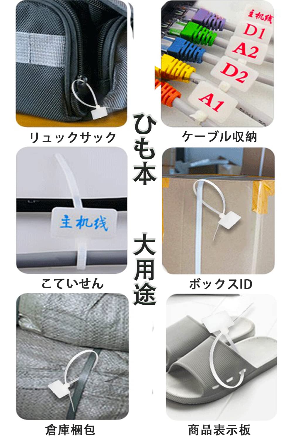 Amazon.co.jp: YFFSFDC ケーブルコードラベル ケーブル専用 ネームタグ