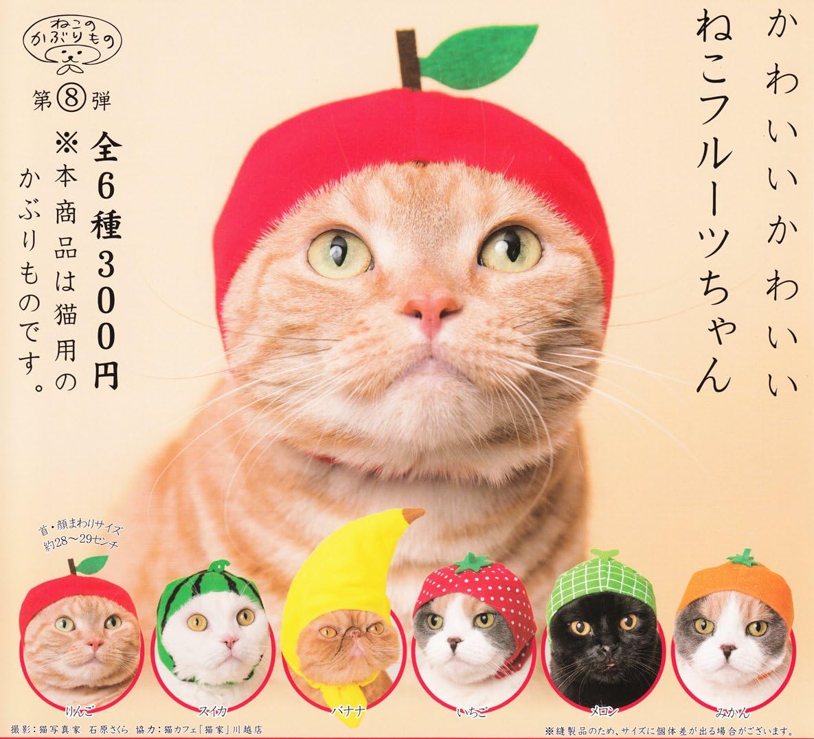 Amazon かわいいかわいい ねこフルーツちゃん 全6種セット カプセル玩具 おもちゃ