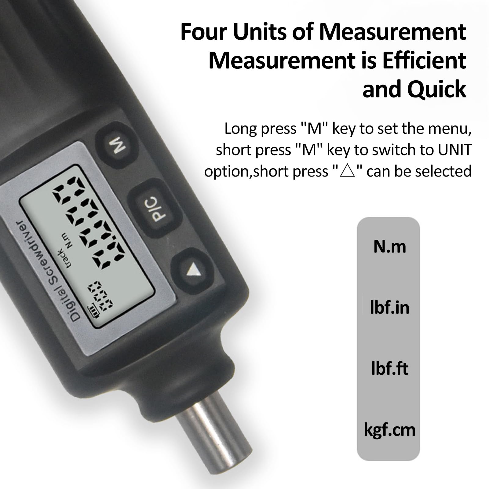 Amazon.co.jp: ALXFFBN デジタルトルクドライバー 1/4'' ドライブ