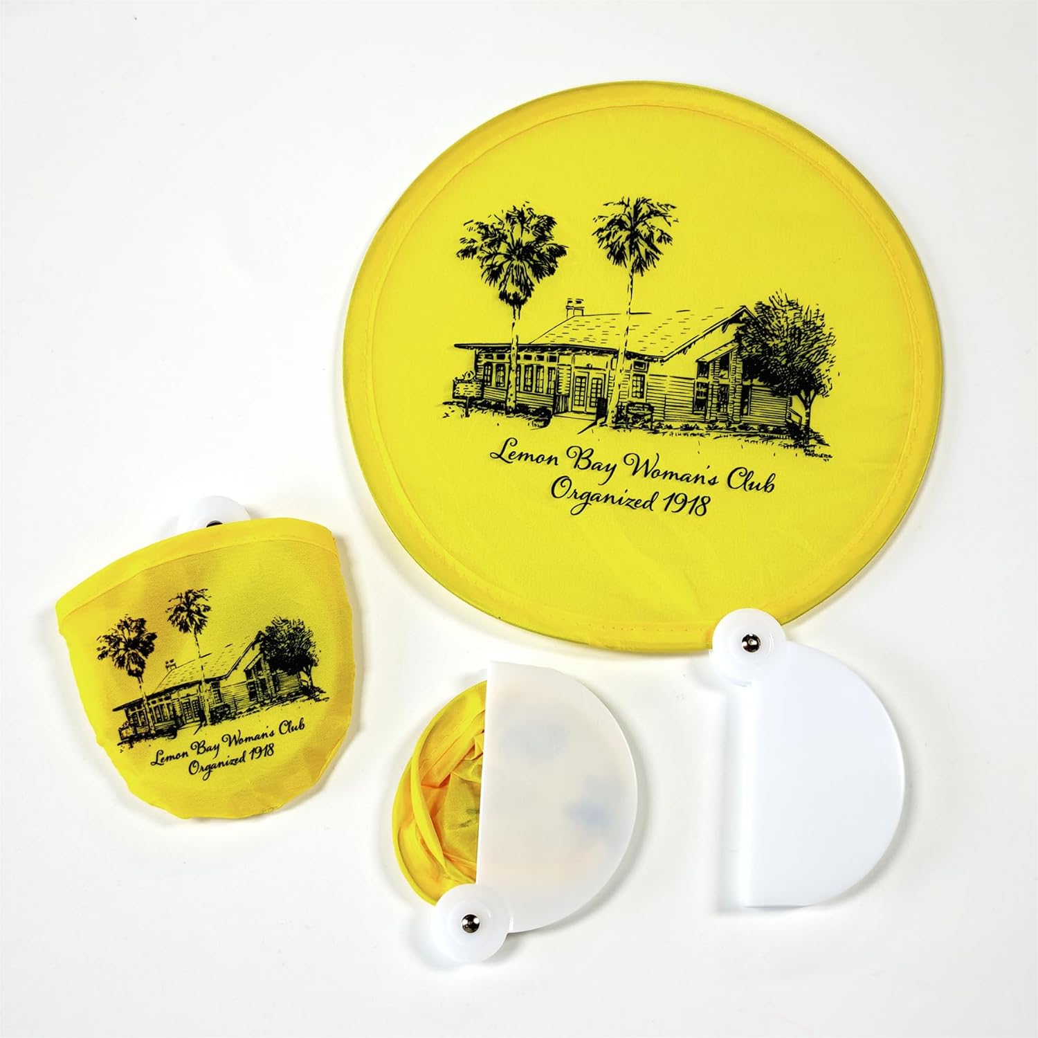 150 Pcs Custom Foldable Flying Disc Fans – 7.87" Nylon Foldable Discs with Personalized Logo/Text/Images – Ideal for Promotions, Marketing, Events, Giveaways, and Outdoor Sports